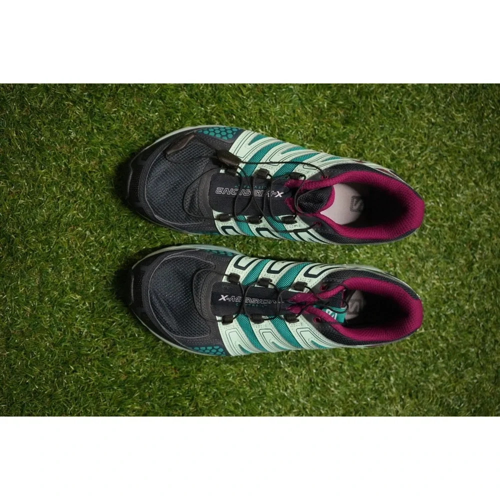 Salomon X Mission 2 373328 Womens US 9 Sneakers Multicolor Trail Hiking Shoes‎